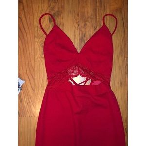 Red prom dress
